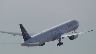 Boeing heavy takeoffs in Paris CDG [upl. by Ahgiela493]