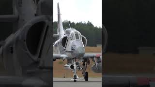 McDonnell Douglas A4N Skyhawk II Top Aces CFGZO at Nordholz Airbase ETMN [upl. by Enytnoel]