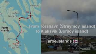 Faroe Islands drive series ⑤ From Tórshavn to Klaksvík Faroe Islands 🇫🇴 October 2023 [upl. by Llenehc]