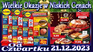 Lidl Nowa Gazetka Promocyjna od Czwartku 21122023 Najlepsze Okazje W Niskich Cenach [upl. by Seraphina500]