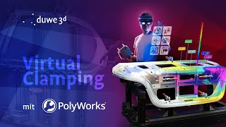 So funktioniert Virtual Clamping mit PolyWorks und einer FEMSoftware [upl. by Aikkan]