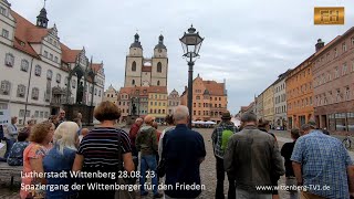 Lutherstadt Wittenberg  Demo für den Frieden vom 28 Aug 23 [upl. by Ruhtua251]