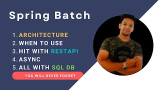 Spring Batch with REST API and SQL DB using Spring Boot [upl. by Eimot]