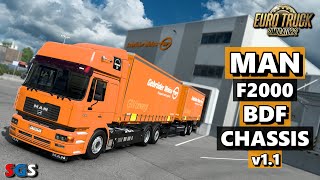 ETS2 147 MAN F2000 BDF Exclusive Chassis v11 [upl. by Fortunna]