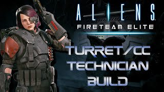 TurretCC EndGame Tech Build  Aliens Fireteam Elite [upl. by Ecad]