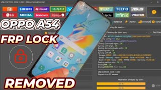 OPPO A54 FRP Bypass Via Unlock Tool  Easy Way FRP Lock Remove in Seconds smartphone youtube [upl. by Aneras30]