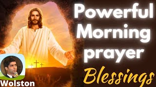 Powerful Catholic Morning prayer to receive Blessings [upl. by Aggy483]