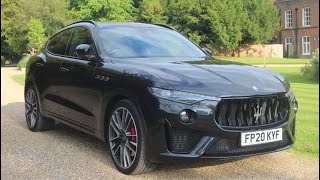 2020 Maserati Levante 38 GTS Nerissimo ZF AWD Review [upl. by Yrakcaz]