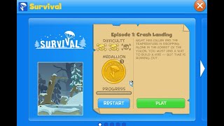 Poptropica Survival Island Crash Landing E1 Full Walkthrough [upl. by Franci]