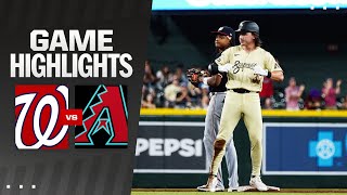 Nationals vs Dbacks Game Highlights 73024  MLB Highlights [upl. by Rofotsirk]