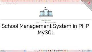 School Management System in PHP MySQL with Source Code  Zola gaming [upl. by Narod]