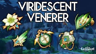 Farm Viridescent Venerer Artifacts  Genshin Impact [upl. by Haelat]