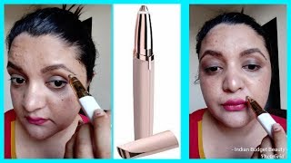 HONEST FLAWLESS EYEBROW TRIMMER REVIEW AND LIVE DEMO [upl. by Levesque]