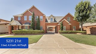 Home For Sale 5231 21st St Lubbock TX 79407 [upl. by Llenral]