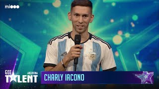 Charly Iacono  Freestyle fútbol  Audiciones  Got Talent Argentina 2023 [upl. by Malvin]