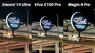 Xiaomi 14 Ultra Vs Vivo X100 Pro Vs Honor Magic6 Pro Camera Comparison [upl. by Hildagard]