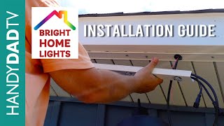 How to install Permanent Holiday Lighting Bright Home Lights [upl. by Frederich]