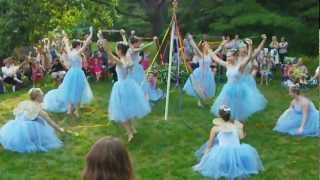 2012 Fairy Festival with Rockford Dance Company at Womanspace Maypole Dance [upl. by Reifnnej10]