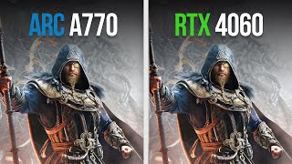 ARC A770 vs RTX 4060  Comparison in 11 Games 1080p [upl. by Soloma]