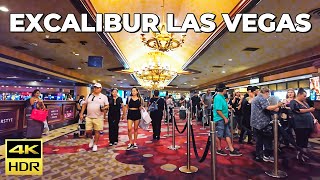 Excalibur Las Vegas Walk  July 2024 [upl. by Oikim]