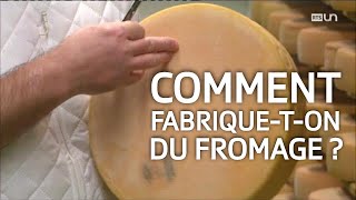 Le fromage à raclette  Sa fabrication en Suisse  ABE [upl. by Atiuqcir]