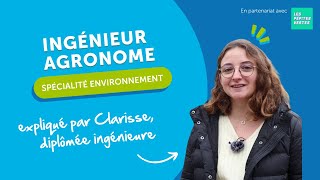 Ingénieur agronome spécialité environnement expliqué par Clarisse diplômée de lESA Angers  Paris [upl. by Selemas]