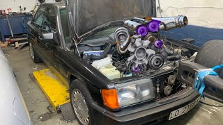 Nuevo swap para el 190e mercedes [upl. by Sommers791]