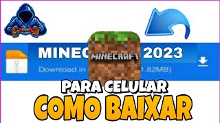 MINECRAFT NO CELULAR NOVA ATUALIZAÇÃO 2023 [upl. by Lana67]