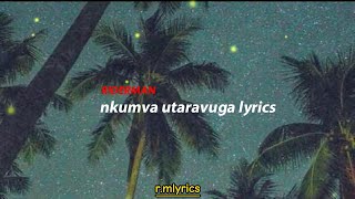 riderman nkumva utaravuga lyrics [upl. by Xuaeb]