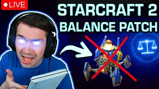 NEW StarCraft 2 Balance Patch Live Gameplay Terran Zerg amp Protoss [upl. by Richardo]