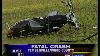 Fatal Motorcycle Crash in Pemberville [upl. by Anaet]