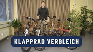 Klapprad Vergleich amp Faltrad Test [upl. by Aala]