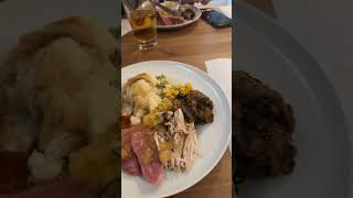 A spin on dinner for Thanksgiving jiggs food viral trending shorts vlogtober day20 delicious [upl. by Daisi801]