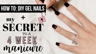 Gel Manicure at Home on Natural Nails  SECRET to long lasting polish [upl. by Vorster]