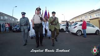 Greengairs Thistle FB 75th Anniversary Parade 14821 [upl. by Bocaj]