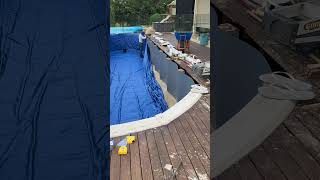 Queensland homestead gardening pool relining [upl. by Airad]