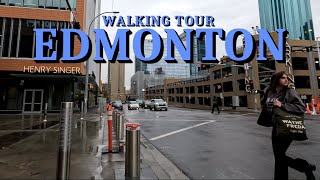 Edmonton Canada Walking Tour 20 October 2024 4K 60fps [upl. by Alleiram]