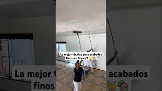 La mejor técnica para acabados finos en Drywall construction painting shorts usa mexico [upl. by Willetta797]