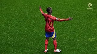 Gol de Nico Williams contra Inglaterra  Eurocopa 2024 Final  eFootball PES 2021 [upl. by Miguela]