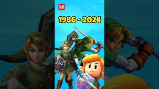 The Evolution of Zelda’s Combat Zelda shorts nintendo [upl. by Okimuk438]