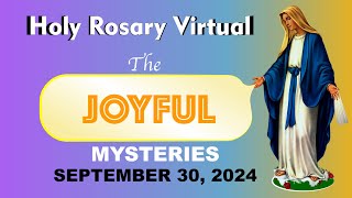 Holy Rosary Monday 9302024 💛 Joyful Mysteries of the Rosary —Holy Rosary Today Virtual [upl. by Aicel]