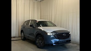 2024 Mazda CX5 Sport Design Turbo AWD POLYMETAL GREY METALLIC  BLACK Review  Park Mazda [upl. by Yaron]