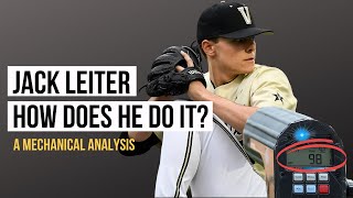 What Makes Jack Leiter So Dominant  Mechanical Breakdown [upl. by Einatirb]