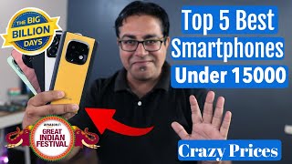 Top 5 Best Phones Under 15000 in September 2024 [upl. by Marve]