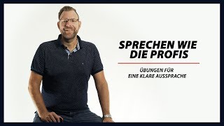 Übungen für eine klare Aussprache – Sprechen wie die Profis [upl. by Aihsilat160]