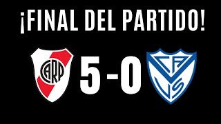 🔴 RIVER VENCIÓ A VELÉZ POR 5 A 0 [upl. by Mariand]