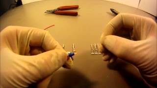 How to hand crimp automotive wiring  Wiring Specialties Swap Harnesses [upl. by Naenej]