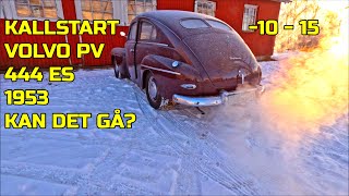 Kallstart av Volvo PV 444 ES 1953 Cold start [upl. by Neehsas607]