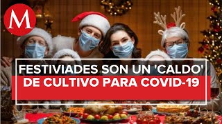 ¿Por qué podrías contagiarte de covid19 en la cena de Navidad [upl. by Christis835]