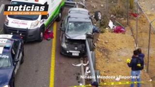 Mortal accidente en la autopista MéxicoQuerétaro [upl. by Anielram521]